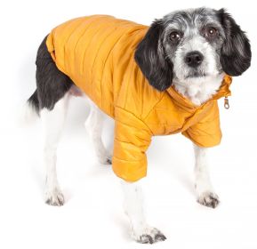 Lightweight Adjustable 'Sporty Avalanche' Pet Coat (Size: medium)