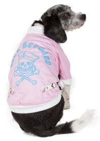 Varsity-Buckled Collared Pet Coat (Size: X-Small)
